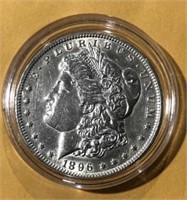 1896 Morgan Silver $1 Dollar Coin