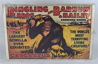 Ringling Bros and Barnum & Bailey Gorilla Poster