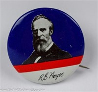 R.B. Hayes Political Pinback Button