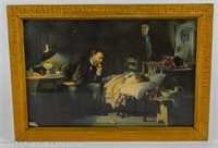 Vintage Gold Framed Print "The Doctor"