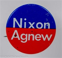 Richard Nixon Spiro Agnew Political Pinback Button