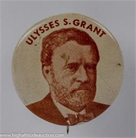 Ulysses S. Grant Political Pinback Button