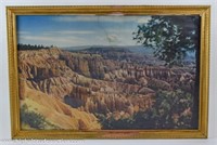 Gold Framed Bryce Canyon National Park Print