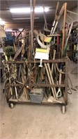 Tool cart with tools