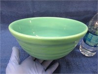 old green bauer pottery mix crock (9.5in diameter)