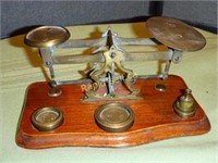 Antique Brass Balance Scale