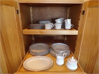 TIVOLI CHINA PIECES APPROX SERVICE FOR 7+