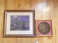 PAIR OF FRAMED ART PIECES