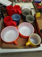 Mugs, soup bowls