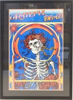 Signed Grateful Dead Framed Poster