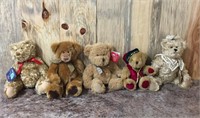 Lot of 5 Teddy Bears - see description