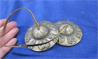vintage budhist timsha bells (possibly bronze)