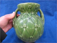 old shawnee pottery 7in vase (2 handles)