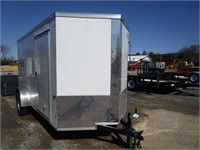 2018 Rock Solid Cargo S/A 6'X12' Box Trailer,