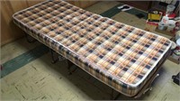 Twin rollaway bed with mattress, mattress pad, 2