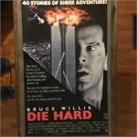 Die Hard, with Bruce Willis, rental store