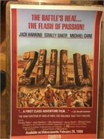 Zulu, rental store Promotional movie poster.
