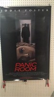 Panic Room movie poster. With Jody Foster. 2002.