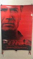 Blood Work, movie poster with Clint Eastwood.