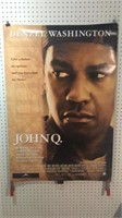 John Q, movie poster. With Denzel Washington.