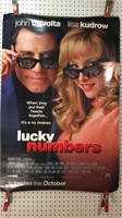 Lucky Numbers movie poster with John Travolta and