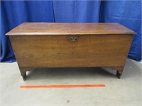 antique wooden blanket chest - 45in wide