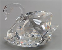 SWAROVSKI Silver Crystal Swan