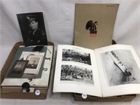 old photos, books, war books, letters