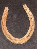 horse shoe, glass hanging thing