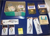 Assorted Fishing Lures and  Hooks