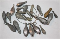 Vintage Handmade Lead Sinkers
