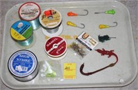 Bucktail Lures, Assorted Fishing Line, and More
