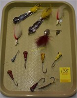Twelve Vintage Assorted Fishing Lures