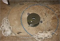 Two Large Fishing Nets and Rope