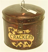 Lot #185 - Late 19th Century Crackers tin with