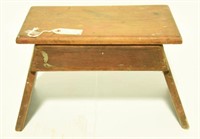 Lot #188 - Wooden step stool (18” x 10” x 10”)
