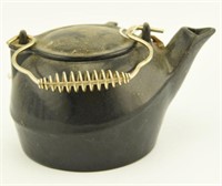 Lot #181 - Cast iron tea pot