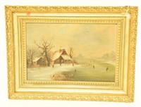 Lot #165 - Late 19th Century Oil on canvas of