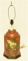 Lot #164 - Early Chinese tea tin converted to