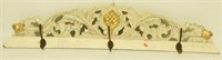Lot #126 - Antique highly carved leaf motif