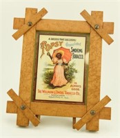 Lot #133 - Framed Tobacco Advertisement by