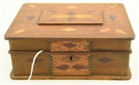 Lot #109 - Late 19th Century inlaid dresser