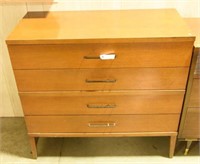 Lot #22 - Mid Century Birchwood four drawer