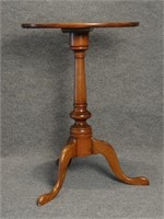 OVAL TOP CANDLESTAND W/ SQUASHED BALL & SNAKE