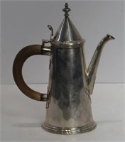 STERLING SILVER COFFEE POT BY CRICHTON BROS.LONDON
