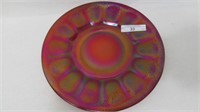 Imp 8" red strecth glass plate