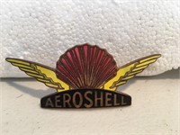 Genuine Aeroshell badge P J King Melbourne