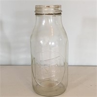 Original embossed Catrol quart oil bottle