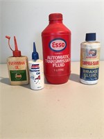 4 x plastics, Esso, Castrol, Ampol & Golden Fleece