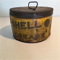 Early Shell 5 lb grease tin
